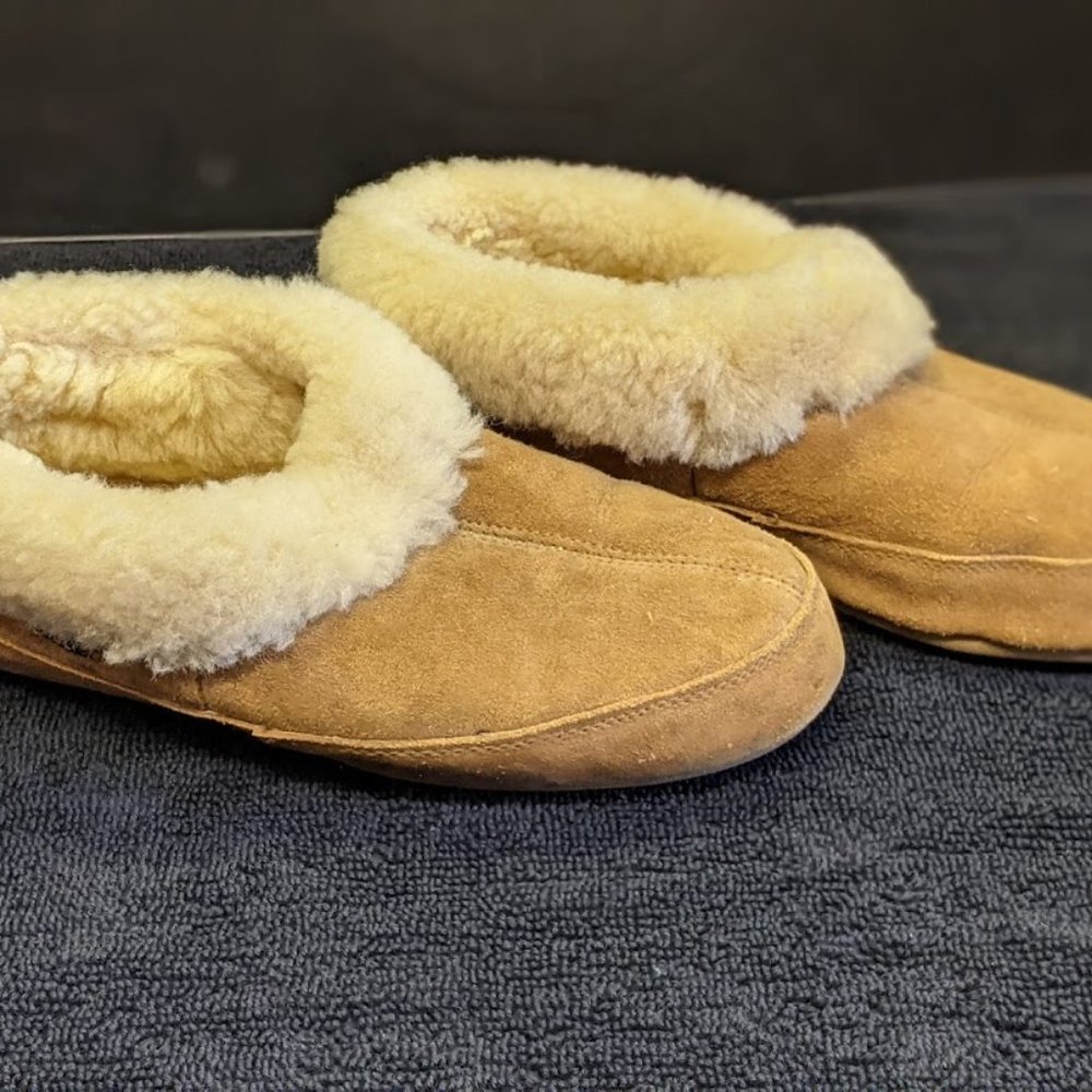 Acorn Fur lined house shoes